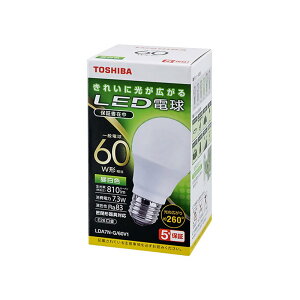 ���� LED�d�� E26 60W�`���� �����F�bLDA7N-G/60V1R 16-0662
