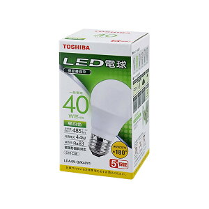 ���� LED�d�� ���� E26 40W ���� �����F ���`���Ή� ���̍L���� ��180�x 5�N�ۏ؁bLDA4N-G/K40V1R 16-0644