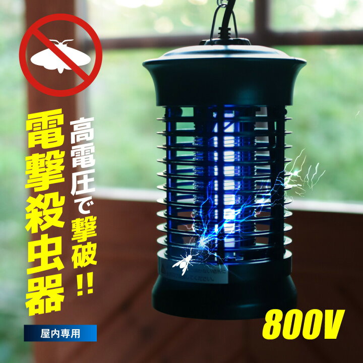 楽天市場】電撃殺虫器 電気式殺虫器 電撃殺虫機 捕虫器 薬剤不要 360 