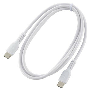 AudioComm PD�Ή� USB-C to USB-C 1m USB2.0�Ή� �[�d�P�[�u�� �f�[�^�]���P�[�u�� usb-c usb type-c �P�[�u�� typec�P�[�u�� �[�d�R�[�h �f�[�^�]�� �ő�480Mbps �d��3A �ϋv�������O�u�b�V���`�� �z���C�g SMT-L1