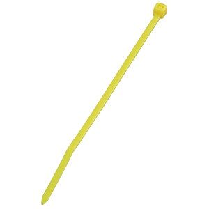 カラータイ 屋内用 100mm 50本入 黄|CT-100W50YE 04-3158