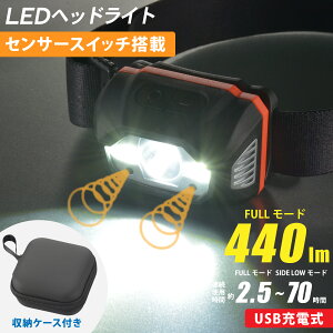 wbhCg LED USB[d lZT[XCb` 440[  _ ANSIKi IPX4h܂bLC-MUS440-K 08-1398 I[d@