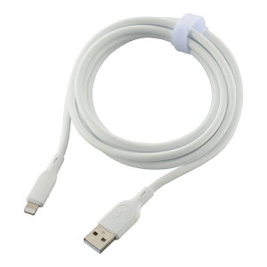 AudioComm ���C�g�j���O�P�[�u�� Lighting to USB Type-A ����2m �z���C�g �� �Ȃ߂炩 �V���R���^�C�v ���݂ɂ��� �f���ɋ��� �����o���h�t ���o�� ���}���[�d 5V/3A�Ή� iPhone iPad iPod ���K�F�ؕi�bSMT-L20