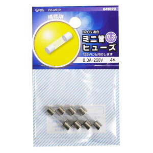 ~jǃq[Y 0.3A-250V 4{_DZ-MF03 04-1623 OHM I[d@