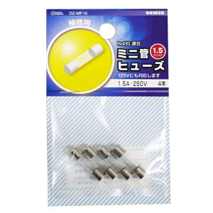 ~jǃq[Y 1.5A-250V 4{_DZ-MF15 04-1626 OHM I[d@