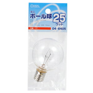 ���M�� �~�j�{�[���` G50 E17 25W �N���A_LB-G5725-C 04-6405 �I�[���d�@