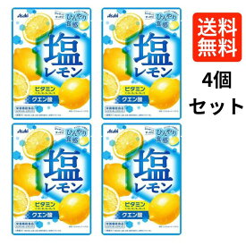 【4個セット】 アサヒグループ食品 塩レモン キャンディ 62g
