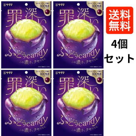 【4個セット】 サクマ製菓 罪深いぶどうキャンディ 50g