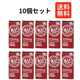 【10個セット】井村屋 えいようかん (煉) 60g 栄養かん チョコ 非常食 5年保存 お菓子 備蓄 災害食 防災用品 防災食