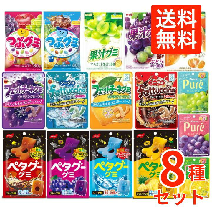 楽天市場】グミ 詰め合わせ 詰合せ 8種8個 プレゼント 人気 グミ お 