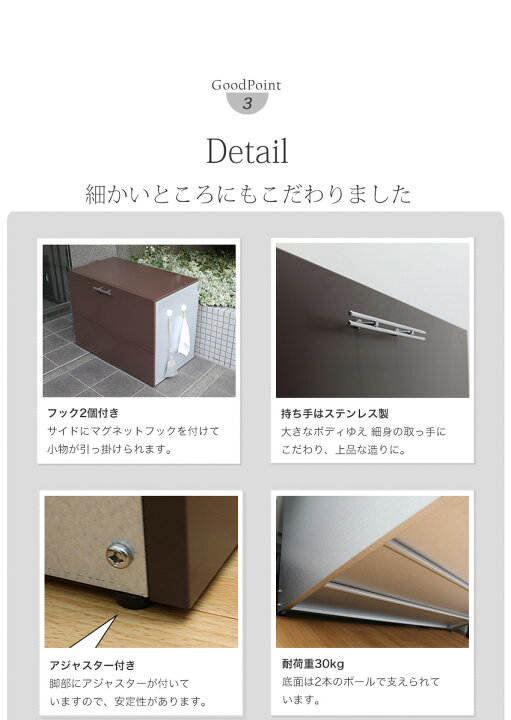 楽天市場】屋外収納ストッカー 屋外収納庫 屋外用物置 屋外 収納 