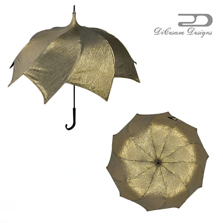 楽天市場 大人のための 大人の雨傘 Spiralwalker 晴雨兼用日傘 Unisex Goldjacquard デザイナーズブランド 傘 雨傘 かさ カサ おしゃれ お洒落 かわいい 女性用 婦人用 深張り ドーム型 デザイン 通販 高級 上品 カラフル プレゼント プリズム