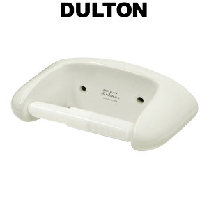 DULTON ポーセリン トイレットペーパーホルダー TOILET PAPER HOLDER 紙巻器 ポーセリン 陶磁器 おしゃれ 可愛い かわいい インテリア雑貨 カワイイ シンプル お手洗い トイレ用品 完成品 白 ホワイ
