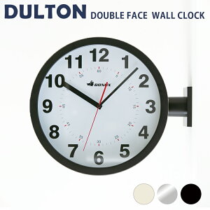 DULTON DOUBLE FACE WALL CLOCK ʎv _g v   ʃEH[NbN ʃNbN |v XC[v Vzj rO XC[v[ug wv ubNv 