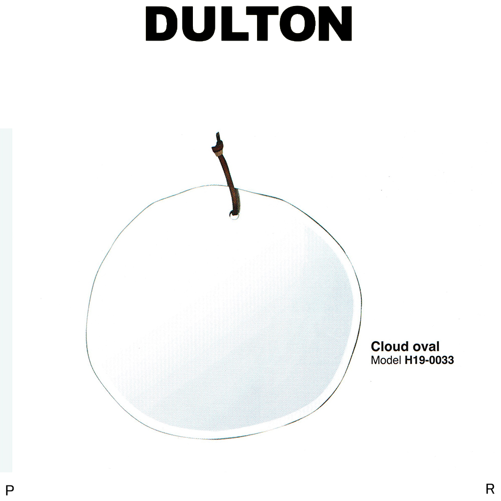 DULTON ウォールハンギングミラー クラウド オーバル H19-0033