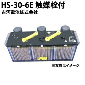 受注生産品 古河電池 古河電池 HS-30-6E 媒栓付 据置鉛蓄電池HS形 6V 30Ah バッテリー おすすめ 蓄電池 インバータ HS30-6E 据置鉛蓄電池 HS形 非常照明 操作 制御 計装用 発電機 エンジン始動用 更新 取替え 取り替え 家庭用 小型 日本製 国産