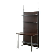 日本製 突っ張り 間仕切り パーテーション デスク 幅90cm PCデスク システムデスク 幅90 パソコンデスク …