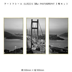 アートフレーム CLASSIC B&W PHOTOGRAPHY 3枚セット 壁掛け 絵画 横500mm×縦900mm 壁飾り 額縁 ポスター フレーム パネル おしゃれ 飾る 記念 ギフト かわいい 結婚式 プレゼント 新品 模様替え 出産祝い 壁