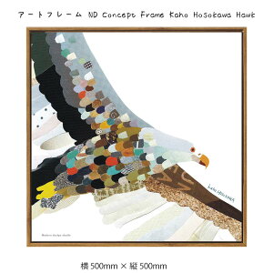 A[gt[ ND Concept Frame Kaho Hosokawa Hawk Ǌ| G 500mm×c500mm Ǐ z |X^[ t[ pl   LO Mtg 킢  v[g Vi ͗lւ o