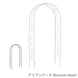 アイアンアーチ Blossom　Heart 花 ガーデン DIY アーチ ガーデンアーチ アイアンアーチ アイアン パーゴラ 門 フェンス バラ 薔薇 園芸支柱 支柱 薔薇アーチ バラアーチ つる性植物 つた 蔦 ツタ ガーデン ガーデニング イングリッシュガーデン