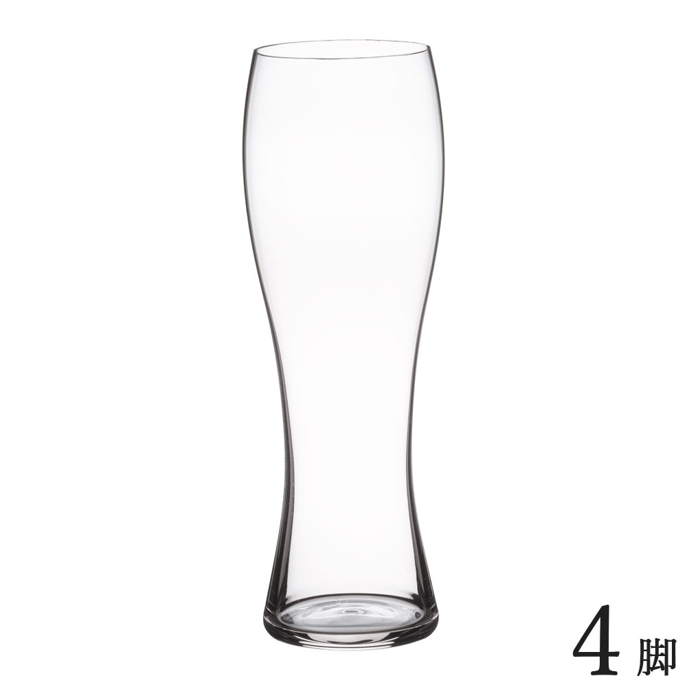 正規品 ビールクラシックス ヘーフェ・ヴァイツェン 4脚セット グローバル GLOBAL glass シュピゲラウ グラス ビール ビアグラス  ビールグラス ジャーマン ウィートビア ベルギーホワイトビール ウィートエール ドイツ製 バー レストラン ホテル 北欧 ヨーロッパ | プリズム