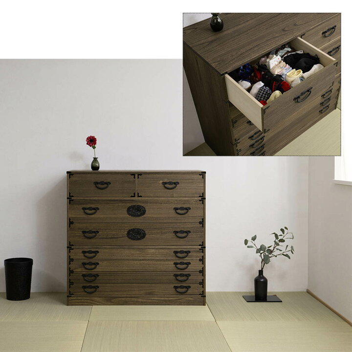 楽天市場】桐たんす 和箪笥 収納 収納家具 桐家具 着物収納 引き出し 