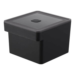 みそパックごと収納ハンドル付き密閉フードコンテナ タワー 保存容器 コンテナ 密閉容器 食品保存容器 食品保存 味噌ポット キャニスター 作り置き 冷凍 冷蔵 プラスチック 密閉 バルブ付