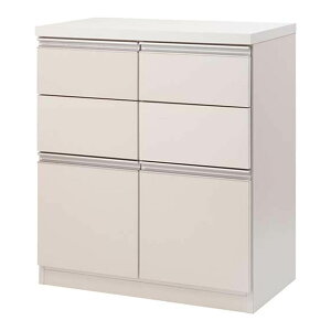 日本製 スタイリッシュデザイン スクエアキャビネット幅73引出しタイプ キャビネット 収納棚 収納家具 キッチン収納 キッチンキャビネット収納キャビネット リビングキャビネット リビン