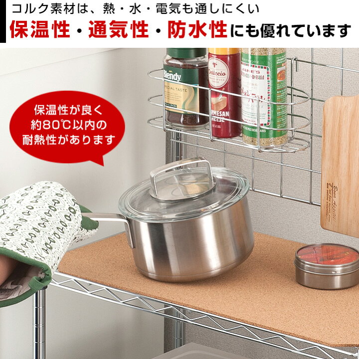 楽天市場 ラック スチールラック パーツ シート 幅60 奥行35のラックに最適 コルクシート コルクマット ラック 棚板シート スチール メタル ラック 落下防止シート ルミナス 純正品 Ops 6035ck ラック 照明 専門店 オールライト