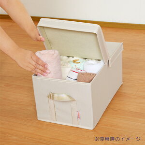 ルミナス正規品フタ付き収納ボックスストレージボックスLSB2643IVアイボリー