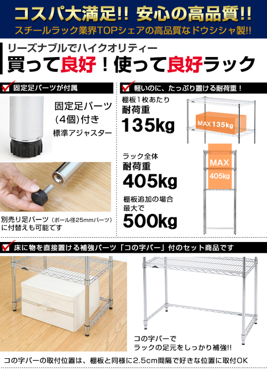 楽天市場】【10%OFF☆3/11 1:59まで】【高さ選べる】冷蔵庫上 ラック