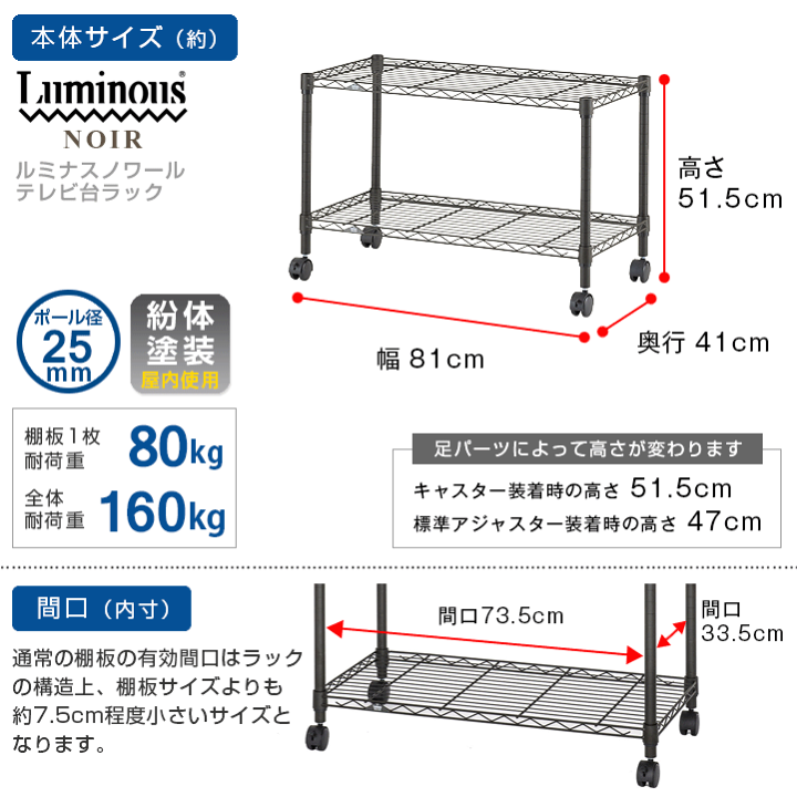 楽天市場】【ハンガーラック＆テレビ台セット】黒 ラック