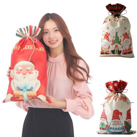 【レビュー投稿で当店で使える300円OFFクーポンプレゼント】クリスマス ラッピング 袋 大きい Lサイズ プレゼント 袋 ラッピング ギフトラッピング 袋 プレゼント 巾着袋 不織布 包装袋 プレゼント袋 ギフト ギフトバッグ ギフト袋 プレゼント用 ラッピング用品 可愛い