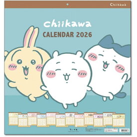 2026年カレンダー アニメ ちいかわ スクエア 壁掛け 2025年9月20日発売