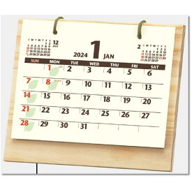 カレンダー 2024 卓上 木の卓上 カレンダー