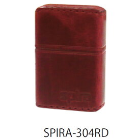 スパイラ USB充電バッテリーライター SPIRA-304RD 牛革巻き レッド spira-304rd 【新品・正規品・送料無料】 ギフト 【】