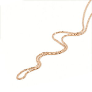 �l�b�N���X �`�F�[�� 18�� �s���N�S�[���h �~���N���`�F�[�� ��1.5mm ����55cm�b�`�F�[���̂� ���� �� K18PG k18 18k �M���� �W���G���[ ���f�B�[�X �����Y