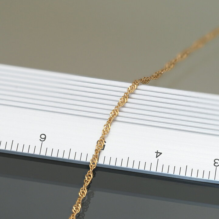楽天市場】ブレスレット チェーン 18金 イエローゴールド スクリュー 