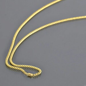ネックレス チェーン 18金 イエローゴールド 2面カット喜平チェーン 幅3.7mm 長さ45cm|鎖 K18YG k18 18k 貴金属 ジュエリー レディース メンズ