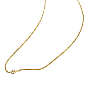 �l�b�N���X �`�F�[�� 18�� �C�G���[�S�[���h �X�p�C�N�`�F�[�� ��1.1mm ����50cm�b�`�F�[���̂� ���� �� K18YG k18 18k �M���� �W���G���[ ���f�B�[�X �����Y