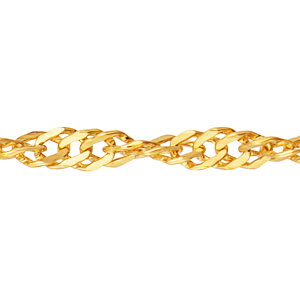 �l�b�N���X �`�F�[�� 18�� �C�G���[�S�[���h �X�N�����[�`�F�[�� ��1.9mm ����45cm�b�`�F�[���̂� ���� �� K18YG k18 18k �M���� �W���G���[ ���f�B�[�X �����Y