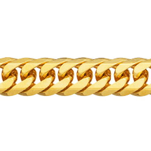 �l�b�N���X �`�F�[�� 18�� �C�G���[�S�[���h 6�ʃJ�b�g�_�u���약�`�F�[�� ��5.25mm ����38cm�b�`�F�[���̂� ���� �� K18YG k18 18k �M���� �W���G���[ ���f�B�[�X �����Y