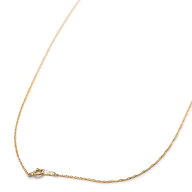ネックレス チェーン 18金 イエローゴールド スクリューチェーン 幅1.0mm 長さ70cm｜ネックレスチェーン …