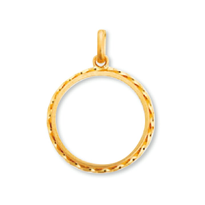 楽天市場】【1個売り】 コイン空枠パーツ 18金 イエローゴールド  