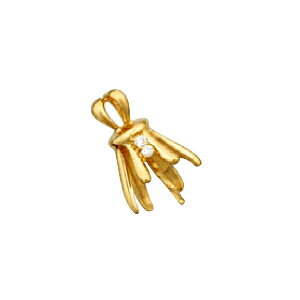 �y1����z �o�`�J���t���������p�[�c 18�� �C�G���[�S�[���h �p�[���p�q�[�g�� 9.0mm�`10.0mm�ʗp 0.02ct�̃_�C�������h�t�� �y���_���g�g�b�v�p �^�� �r�[�Y�b��|�p�i ���� ���� �p�[�c ��