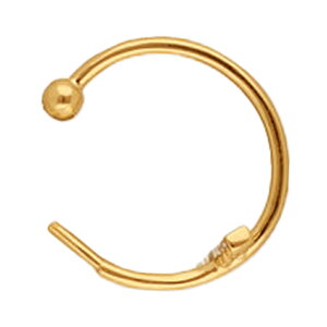 【1個売り】 イヤーカフスパーツ 18金 イエローゴールド ダイヤモンド入りイヤーカフパーツ つきさし6.0〜7.0mm玉用|手芸用品 金具 飾り パーツ 部品 K18YG k18 18k 貴金属