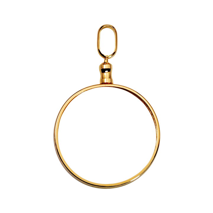 楽天市場】【1個売り】 コイン空枠パーツ 18金 イエローゴールド  