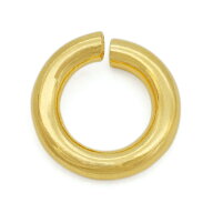 【1個売り】 丸カン 18金 イエローゴールド 丸環 線径1.0mm 直径5.0mm マルカン｜手芸用品 金具 飾り パ…