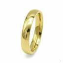 指輪 18金 イエローゴールド 甲丸リング 幅4.0mm ピンキーリングもございます 地金リング｜K18YG k18 18k 貴金属 ジュ…