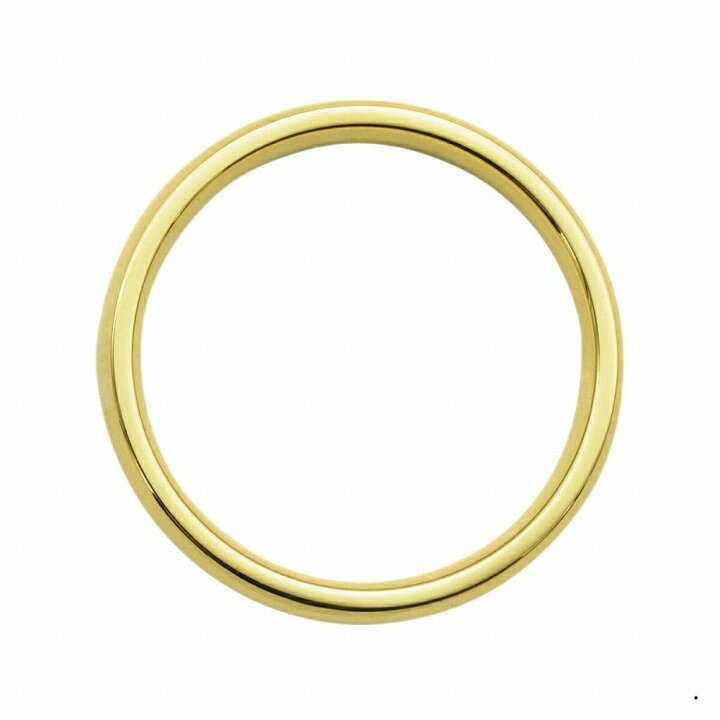 楽天市場】指輪 18金 イエローゴールド 甲丸リング 幅2.5mm ピンキー 